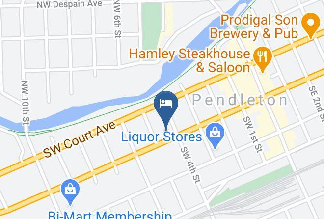 Umatilla - Travelodge By Wyndham Pendleton Or Maps