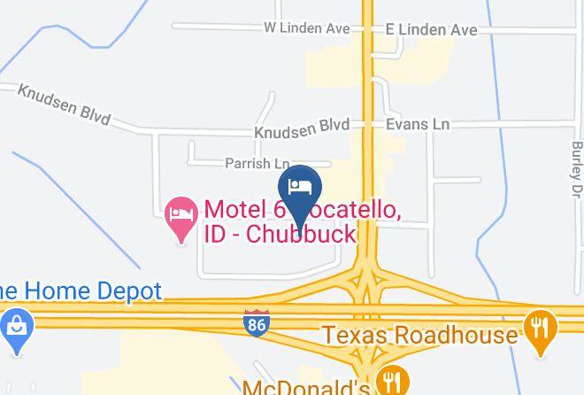 Bannock - Travelodge By Wyndham Pocatello Maps