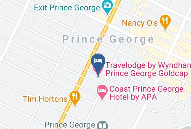 Fraser Fort George - Travelodge By Wyndham Prince George Goldcap Maps