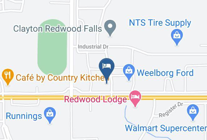 Redwood - Travelodge By Wyndham Redwood Falls Maps
