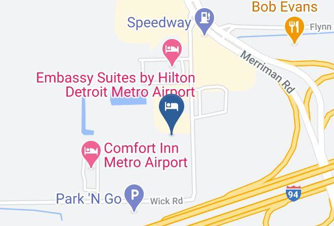 Wayne County - Baymont By Wyndham Detroit Airport Romulus Maps