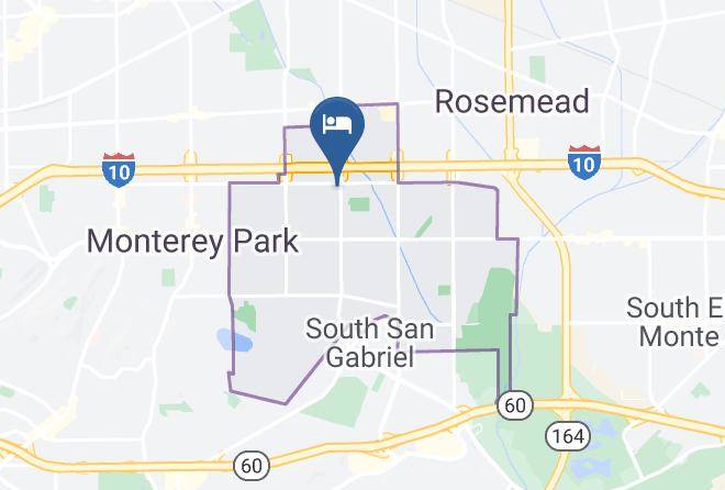 Los Angeles - Studio 6 Rosemead Pasadena Maps