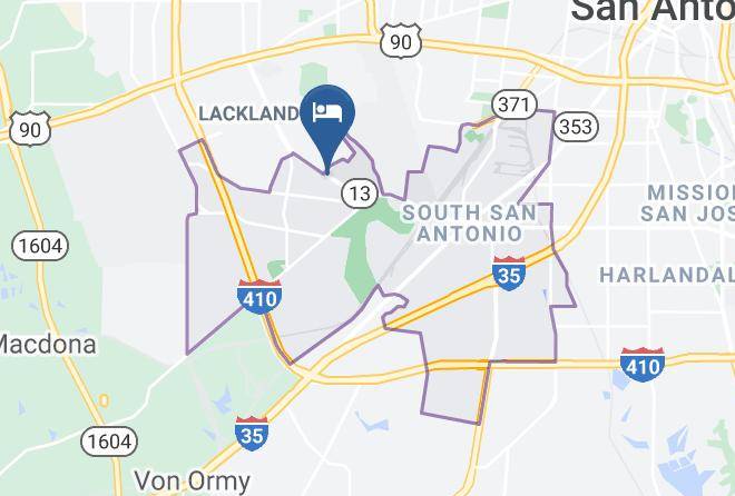 Bexar - Travelodge By Wyndham San Antonio Lackland A F B Maps