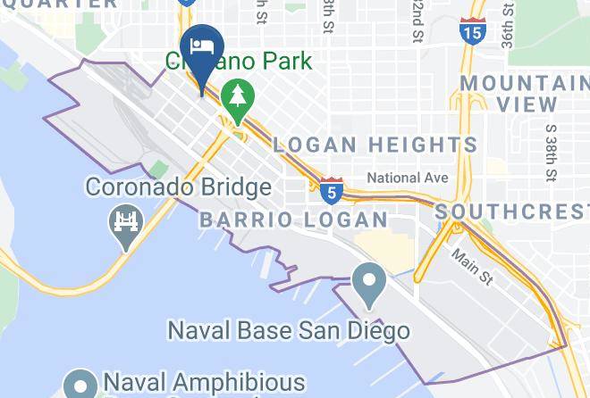San Diego - Travelodge By Wyndham San Diego Downtown Convention Center Maps