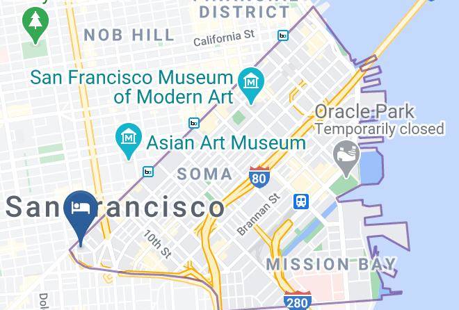 San Francisco - Travelodge By Wyndham San Francisco Central Maps