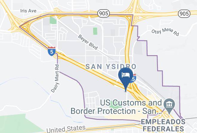San Diego - Travelodge By Wyndham San Ysidro Maps