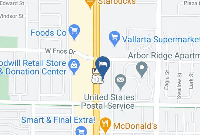 Santa Barbara - Travelodge By Wyndham Santa Maria Maps