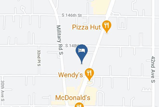 King - Travelodge By Wyndham Sea Tac Airport North Maps