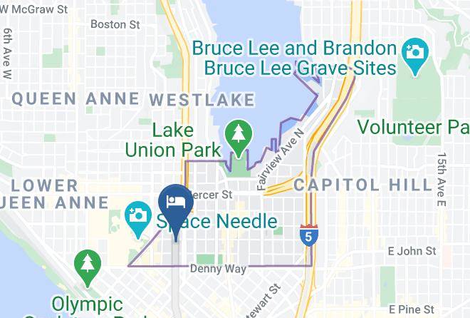 Travelodge By Wyndham Seattle By The Space Needle Map