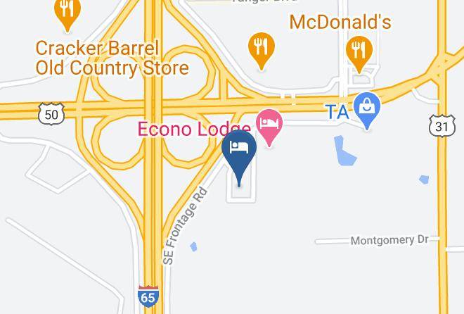 Travelodge By Wyndham Seymour Map