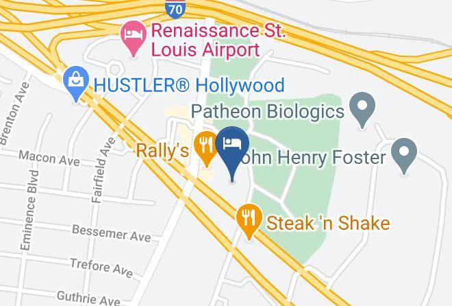St Louis - Travelodge By Wyndham St Louis Maps