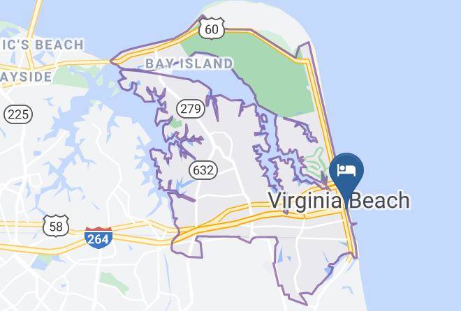 Virginia Beach City - Travelodge By Wyndham Suites Virginia Beach Oceanfront Maps
