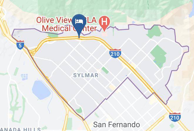 Los Angeles - Travelodge By Wyndham Sylmar Ca Maps