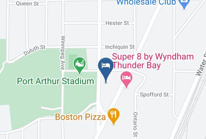 Thunder Bay - Travelodge By Wyndham Thunder Bay Maps