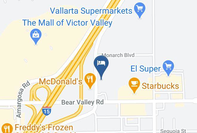 San Bernardino - Travelodge By Wyndham Victorville Maps