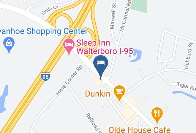 Colleton - Travelodge By Wyndham Walterboro Maps