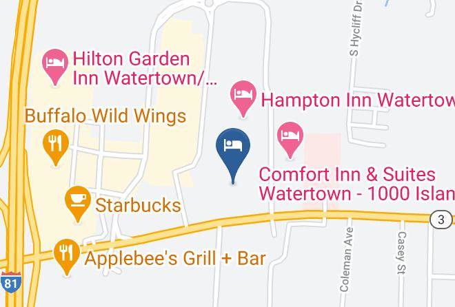 Jefferson - Travelodge By Wyndham Watertown Maps
