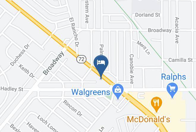 Los Angeles - Travelodge By Wyndham Whittier Maps