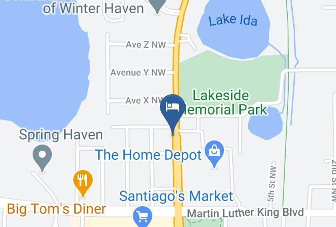 Travelodge By Wyndham Winter Haven Map