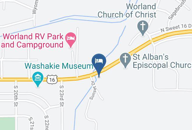 Washakie - Travelodge By Wyndham Worland Maps