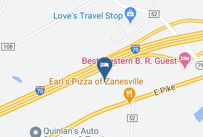 Muskingum - Travelodge By Wyndham Zanesville Maps