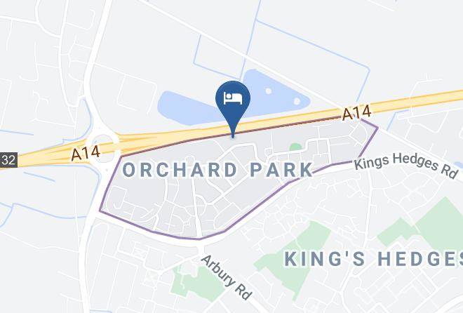 Cambridgeshire - Travelodge Cambridge Orchard Park Maps