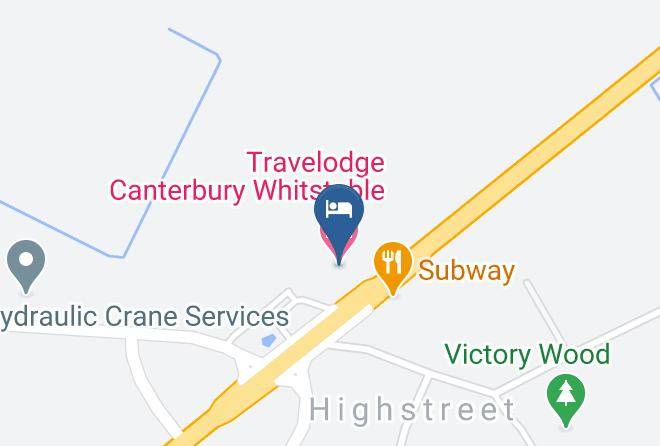 Travelodge Canterbury Whitstable Map