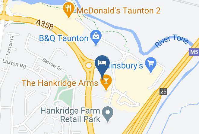 Somerset - Travelodge Taunton Maps