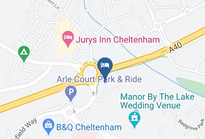 Glos - Travelodge Cheltenham Maps