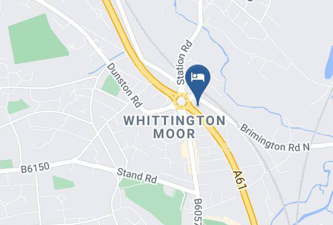 Derbyshire - Travelodge Chesterfield Maps