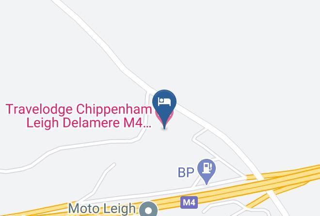 Wilts - Travelodge Chippenham Leigh Delamere M4 Eastbound Maps