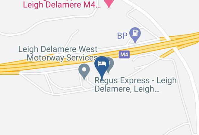 Wilts - Travelodge Chippenham Leigh Delamere M4 Westbound Hotel Maps