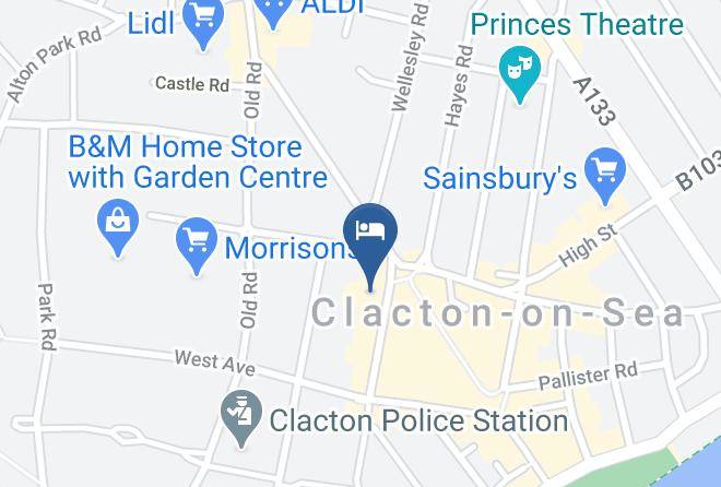 Essex - Travelodge Clacton On Sea Maps