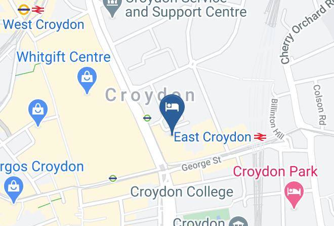 London - Travelodge Croydon Central Maps