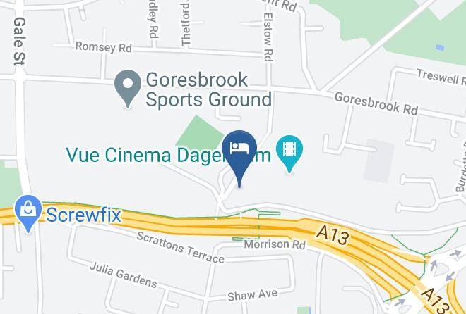London - Travelodge Dagenham Maps