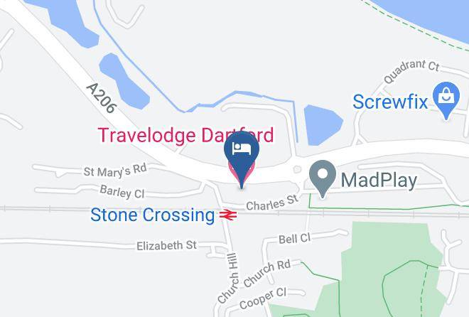 Kent - Travelodge Dartford Maps
