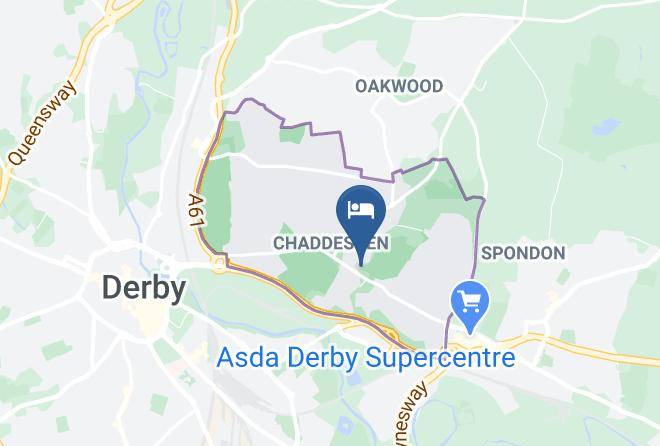 Derby City - Travelodge Derby Chaddesden Maps
