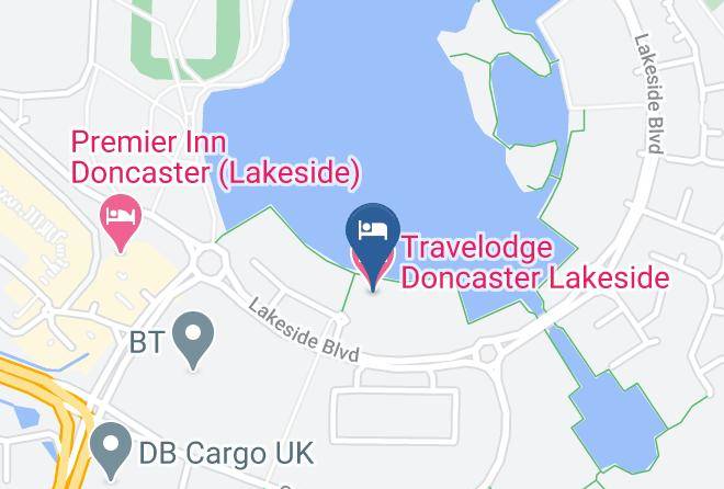 Doncaster - Travelodge Doncaster Lakeside Maps