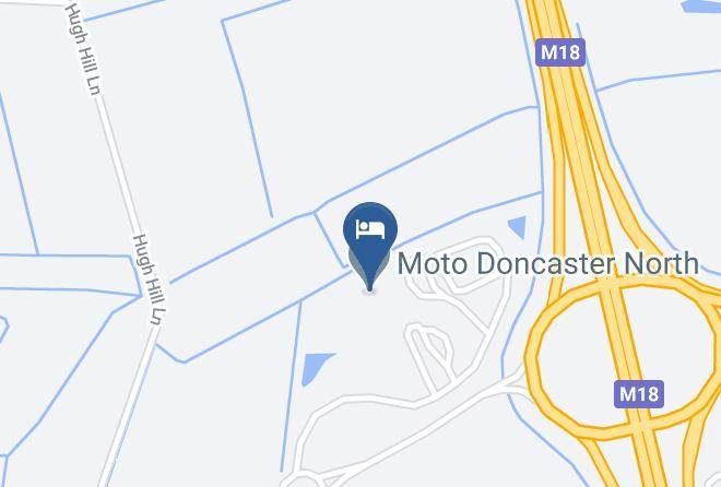Travelodge Doncaster M18 M180 Map