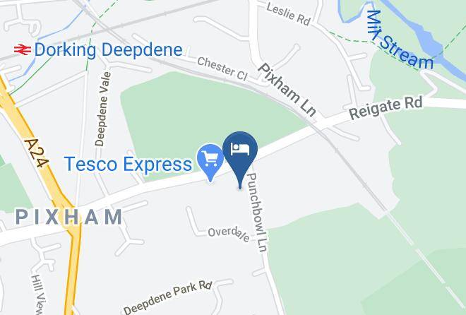 Surrey - Travelodge Dorking Maps