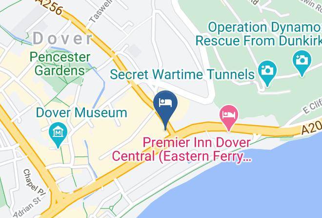 Kent - Travelodge Dover Maps