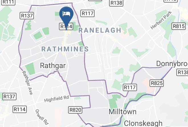 Dublin City - Travelodge Dublin City Centre Rathmines Maps