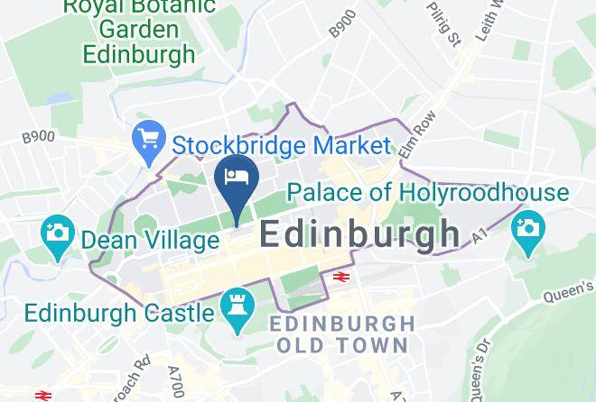 Edinburgh City - Travelodge Edinburgh Central Queen Street Maps