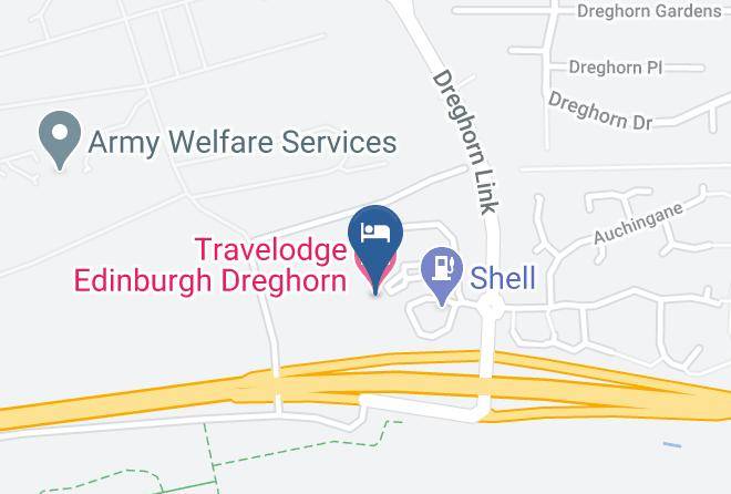 Edinburgh City - Travelodge Edinburgh Dreghorn Maps