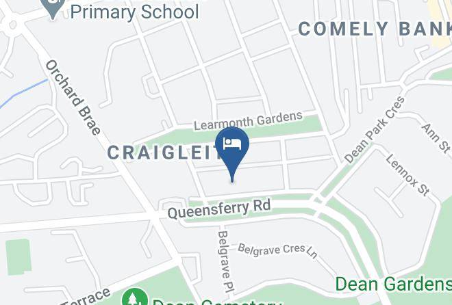 Travelodge Edinburgh Learmonth Map