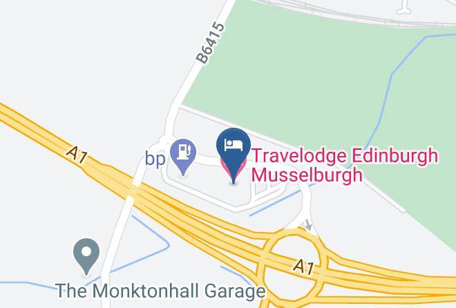 East Lothian - Travelodge Edinburgh Musselburgh Maps