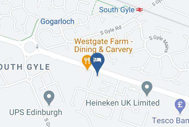 Travelodge Edinburgh Park Map