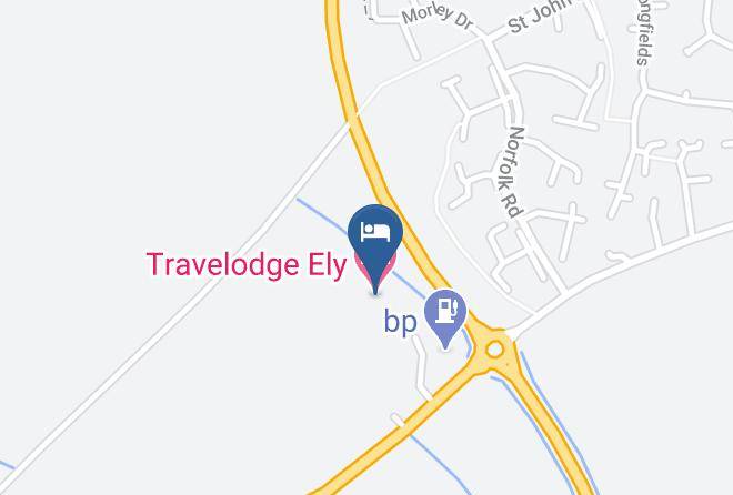 Cambridgeshire - Travelodge Ely Maps