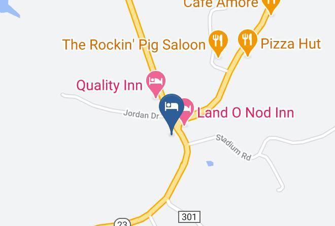 Ozarka Lodge Eureka Springs Map