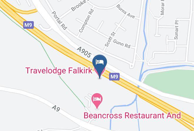Falkirk - Travelodge Falkirk Maps